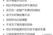 白羊男对双子女好色表现_如何识别