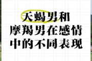 天蝎男和摩羯男区别_天蝎摩羯男谁更冷