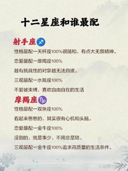 魔羯白羊星座配对_如何相处更长久