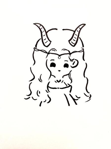 怎么画魔羯座简单_魔羯座简笔画步骤