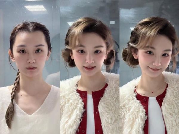 圆脸双子女适合什么发型_圆脸双子女穿衣显瘦技巧