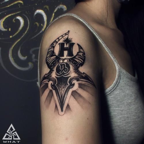 魔羯男纹身图案推荐_魔羯男纹身忌讳什么