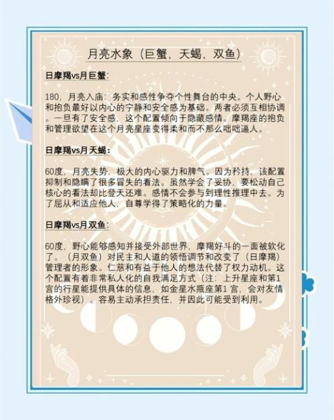 月亮魔羯还是太阳魔羯_性格差异全解析
