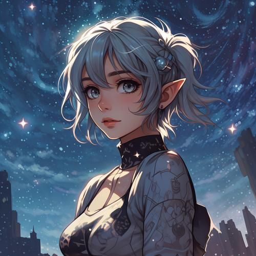 魔羯座真人头像女动漫_如何挑选高冷又治愈的形象