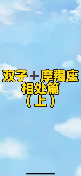 魔羯和魔羯怎样相处_魔羯座配对相处技巧
