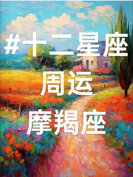 魔羯座本周运势_魔羯座感情走向