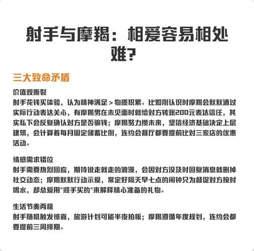 魔羯座和射手座配吗_如何相处更长久