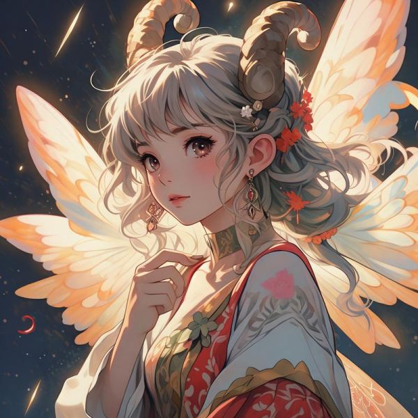 魔羯座拟人画图片_如何画出高冷气质