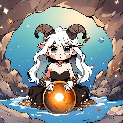 魔羯座公主图片_如何画