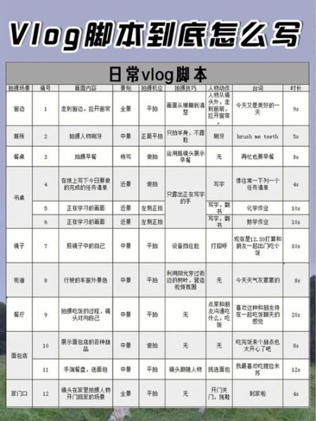 魔羯Vlog怎么拍_魔羯座Vlog脚本模板