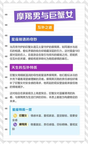 巨蟹座和摩羯座友情能长久吗_相处秘诀是什么