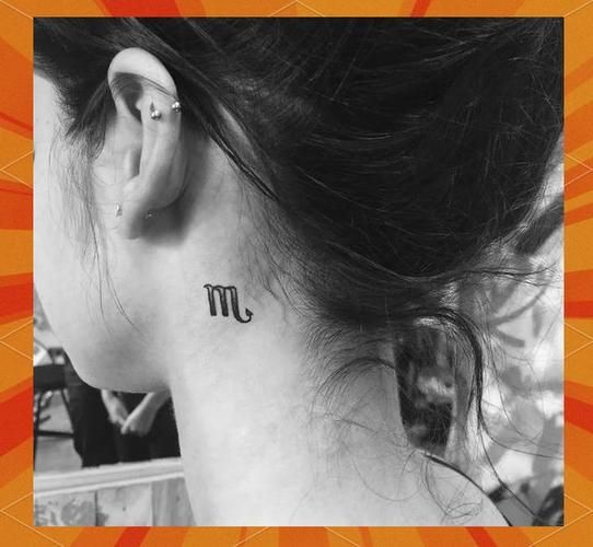 天蝎座纹身图案_适合女生吗