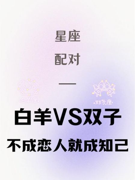 白羊座男和双子女适合吗_如何相处