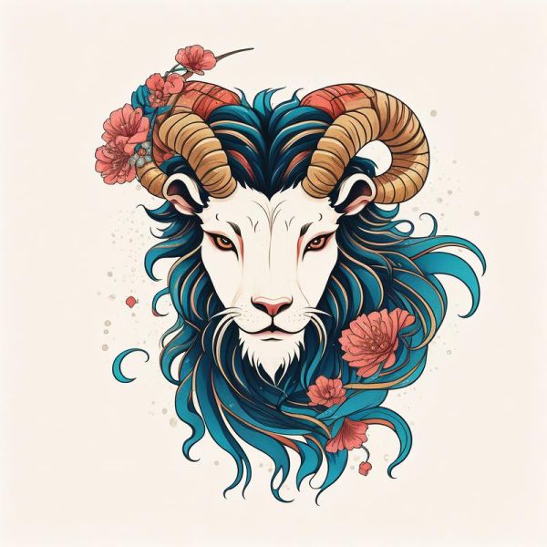 简笔画2020魔羯怎么画_魔羯座简笔画步骤