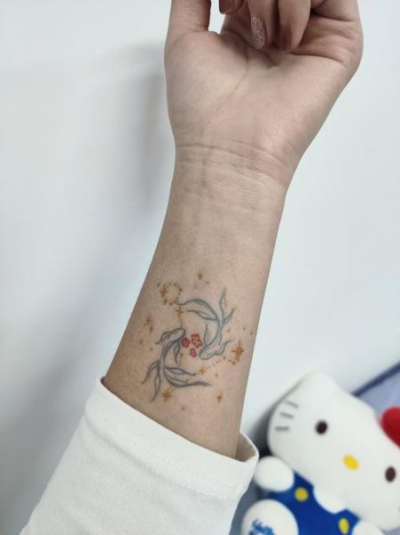 双鱼纹身图片_适合什么部位